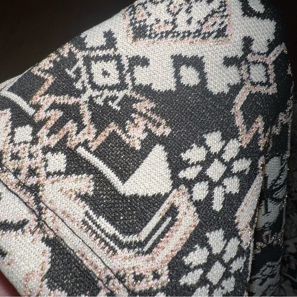 Xhilaration Rose Gold Black Holiday Elegant Mini Skirt Size Small - Picture 4 of 8